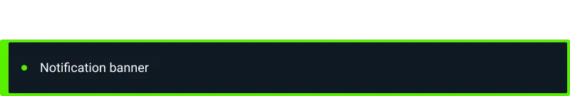 Normal Notification Banner